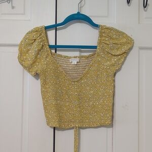 Aeropostale Off the Shoulder Crop Top
